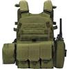Generic Airsoft Chest Rig - Custodia protettiva multipla regolabile | Attrezzatura e attrezzatura per softair - per paintball, allenamento all'aperto, cosplay, giochi di ruolo, combattimento e battaglia