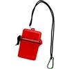 RNXRZANK Contenitore Impermeabile E Corda, Moschettone per Immersioni, Snorkeling, Kayak, Surf, Nuoto, Canottaggio E Nuoto, Rosso