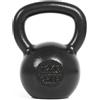 unycos - Kettlebell 12 kg in Ghisa con Rivestimento Resistente, Peso con Impugnatura Ergonomica Antiscivolo, Compatto e Facile da Trasportare per Palestra, Fitness, Bodybuilding, Muscoli (Nero)