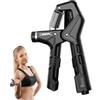 Generic Attrezzo per allenare la della presa, strumento di resistenza per esercizi manuali, dispositivo portatile regolabile da 5 a 60 kg, manico antiscivolo a molla in acciaio ABS, design ergonomico