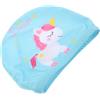 Housoutil Cuffia da Nuoto Leggero Fantasia Cartone Animato Rosa in Nylon Design Elastico e Resistente Agli Strappi, Cappello da Bagno per Immersione e Bagno