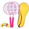 Generic Badminton Set per Bambini | Set Badminton Indoor per Bambini | Set da Badminton Portatile Per Programmi Giovani Allenamento Sportivo Scuola Pe Scelta Per Giochi All'aperto Campeggio Spiaggia Sport 3-7