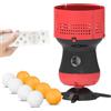 Generic Robot da ping pong senza fili, 90 riserve di palline, serbatoio di stoccaggio rimovibile, Macchina automatica da ping pong, strumento di allenamento per lanciare