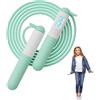 Generic Corda per saltare con pesi e 4 pulsanti, per donne, uomini, bambini, per fitness, palestra, allenamento a casa