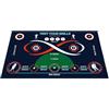 Generic Tappetino da allenamento per hockey su campo, 90 x 60 cm, silenzioso, antiscivolo, per interni ed esterni, per uso interno ed esterno, scuola, terreno piano, palestra, prato, cortile
