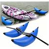 VSAQLNWZ Stabilizzatore Gonfiabile, Regolabile Stabilizzatore per Kayak Gonfiabile Kit, Uso Versatile Kit Stabilizzatore Gonfiabile per Canoa 3 Colori per Il Tuo Stile,Yellow