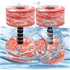 Genérico Set di manubri Aqua Fitness, per allenamento acquatico, set di manubri galleggianti, attrezzatura portatile per allenamento in piscina, per uomini e donne, casa, fitness all'aperto, 27,4 x 15 cm