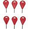 Buxuaaaa 6Pcs Universali Tavola da Surf Pinna Esagonale Tavola da Surf Pinna per Tavola da Surf Wakeboard Longboards Durevole Sostituzione Surf Accessorio