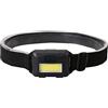 Buxuaaaa Torcia frontale a LED, leggera, luminosa, alimentata a batteria, 3 modalità di illuminazione, per pesci a LED con batterie, torcia ricaricabile per adulti, batteria per testa
