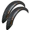 Continental 2 pneumatici pieghevoli Continental Mountain King Protection 58-584 BlackChili, 27,5 x 2,30 cm