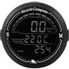 Generic Computer da bicicletta wireless IP67 impermeabile multi funzionale schermo LCD tachimetro con grande schermo per viaggi campeggio avventure vacanze in famiglia