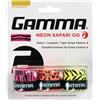 Gamma overgrip Neon Safari, motivo: Zebra, Leopardo, tigre, 3 pz, Multicolore, Taglia unica, Anapo