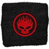 The Offspring Polsino con teschio (taglia unica) (nero/rosso)
