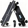 moupeaktain Skateboard Elettrico Con Telecomando, Motore Da 350 W, Autonomia Di 15km / Velocità Massima Di 25 Km/H, 4 Velocità Regolabili, Longboard Portatile per Gli Spostamenti Quotidiani