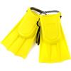 Xdyyjrasa Pinne per Bambini - 1 Paio di Pinne per Immersione in Eva e PVC con Cinturino Regolabile, Ricambio Portatile per Avventure estive 4, 7x7, 3 Pollici