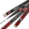 Zpengtai Canna da Pesca Canna da Pesca a Mosca Carpa Canna telescopica ad Ultralight in Fibra di Carbonio Alimentatore ruscello 3m4m5m6m(4.5 m)