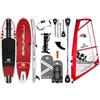 BRUNELLI 10,8 Windsurf Premium Double Layer iSUP gonfiabile Stand Up Paddle Board Set Checker 4,5 mq Rigg