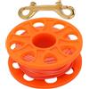 Buxuaaaa Scubas Diving Spool Finger Reel con clip a doppia estremità Cave Fingers Bobine linea guida relitto bobina per snorkeling Immersione Finger Spool