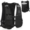 PELLOR Gilet Running Uomo Donna, Leggero Zaino Idratazione Trail Running con Strisce Riflettenti e 8 Tasche,Traspirante Gilet da Corsa Unisex per Escursionismo, Maratona, Ciclismo, Alpinismo, Jogging