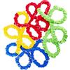 Tsophreniq Fasce elastiche cooperative Gioco Fasce elastiche interattive Esercizio in pile resistente strappo Esercizio lavoro portatile duraturo