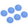 Pegciuho Confezione da 6 Ammortizzatori in Silicone per Corde di Racchette da Squash E Tennis, Blu