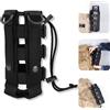 BUENTYA Portaborraccia Tattico Militare Borsa per Borraccia Militare Tattica porta bottiglie Borsetta Porta Bottiglia Outdoor Regolabile per Campeggio Trekking Ciclismo (0.5L - 2.5L)