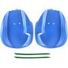 Generic 1 paio di racchette da nuoto comode ed ergonomiche, per principianti, per professionisti, principianti, ragazzi, giovani nuotatori, piscina, cortile, acque libere