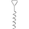 Buxuaaaa Giù Spirali Ancoraggi a terra Trampolino Palo Heavy Duty Ground Wind Palo Ancoraggi Parti del trampolino Facile da usare Pali per tenda alla moda per attività all'aperto Chiusura stabile