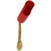 EfforPrac Supporto per canna da pesca con inserto a terra Design pieghevole in plastica metallo Spike Stand per Sea River Bank Surf Casting Supporto stabile palo rosso