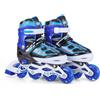 Fesjoy Pattini in per Bambini Regolabili Illuminati Principianti Ecologici Traspiranti per Ragazzi e Ragazze Taglia Scarpe 28-41 Rosso/Blu/Rosa (L)