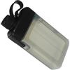 Healeved Borraccia Quadrata Portatile Design Semplice e Resistente in PC e Silicone da 450ml Tazza da Viaggio Pratica e Comoda per Sport e Casa Riutilizzabile