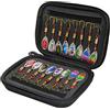 Grtheenumb Esca in Metallo|Spinner Esche Paillettes Spinner Esche da Pesca in Metallo Set di cucchiai con Borsa per Attrezzatura Trota Spigola Salmone Luccio Walleye Pesca 16 PZ