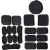 Generic Cuscinetti per Casco Kit Sostituzione EVA, Imbottitura Schiuma Fodera Interna Punti Adesivi per Cosplay Outdoor Sport