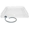 Generic Vassoio da bagno antiscivolo, base doccia compatta, lavabo portatile da 80 cm per docce, vassoio per piedi impermeabile, accessorio per tenda da campeggio, camionista, camper, escursionismo, spiaggia