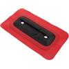Beavorty Adattatore per Pinna da Paddle Board Piastra di Protezione Antiscalfiture in PVC Resistente per Tavole da Surf Rosso, per Stand Up Paddleboard Gonfiabile