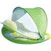 Générique Galleggiante - Sedia a sdraio da piscina, robusta, portatile con portabicchieri, zattera da piscina, amaca acquatica galleggiante, per esterni, fiume, mare, giardino, lago, festa, viaggio, vacanze