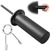 TIHOOK Pin da palestra per peso aggiuntivo, perno di ricambio per peso, palestra, peso stack Slide con clip a molla, 8 mm x 110 mm, per allenamento e palestra