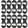 Saipor 10 pz bici fermacavo clip girevole gancio a S per bicicletta