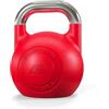 Atletica Kettlebell da competizione, 32 kg, rosso, in ghisa sferica, qualità da studio, logo discreto, codice colore competizione per una facile maneggevolezza, allenamento funzionale per tutto il