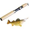 Generisch Mulinello da pesca sul ghiaccio, antiscivolo, leggera, regolabile, per pesca sul ghiaccio, canna da pesca in acqua , acqua salata, costiera, surf, fiume, lago, laghetto, kayak, trolling, ponte