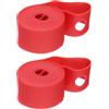 sourcing map 2 strisce per cerchioni per bicicletta, 50,8 cm x 20 mm, in PVC, per pneumatici di bicicletta, nastro per tubo interno, antigraffio, protezione per ammortizzatore per bici da strada, MTB