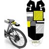 Générique Bike Rear Mud Guard, Foldable Saddle Mudguard, Lightweight Splash Protection, Fast Installation for Men, Women, Youth, Teens, Athletes, Outdoor, Bike, Riding, 10,63 x 4,33 pollici