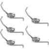 Generic 10 pezzi/5 pezzi per mulinello da pesca, molle, accessori per la riparazione di attrezzature per la lavorazione del legno, bobina di ricambio in acciaio inossidabile, parte fai da te (5 pezzi fai da