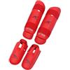 RNXRZANK 1 Paio Parastinchi Kickboxing Guanti Shin Protezioni Karate Taekwondo Cuscinetti Schiuma Adulti Comfort Training Arti Marziali MMA Adatto per Allename, Blu