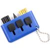 Buxuaaaa 3 in 1 Retrattile Golf Carrello Spazzola Multiuso Golf Slot Spazzola di Pulizia Portatile Pocket Size Strumento Pulito Club Corso Strumento di Pulizia
