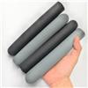 Vibsky Manopole antiscivolo per vogatore, in plastica, per manubri da 28 mm, resistenti al sudore, accessori per fitness, colore grigio