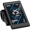 Durashmall Ebike Display 24 - 72 V schermo colorato, connettore impermeabile, per protocollo OMD n. 2, monitoraggio del livello della batteria in tempo reale con diagnosi del codice di errore, per