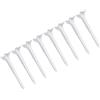 Buxuaaaa 8Pcs Golf Enduring Tees 4 Rebbi Testa Palline Stand Sport All'aperto Golf Tees Accessori di Formazione Regolabile Altezza Palla Pin Profondità