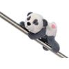 NICI MagNICI Love 62607 Panda di peluche con calamita, aderisce a superfici metalliche, lavagne magnetiche e maNICI della borsa diventando un compagno di viaggio, 12 cm, nero