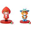 FABA Personaggio Sonoro Cappuccetto Rosso - Storie Sonore - Giocattolo, Contenuti Educativi, Versione Italiana, Bambini 4+ Anni & Personaggio Sonoro Il Gatto con Gli Stivali - Storie Sonore